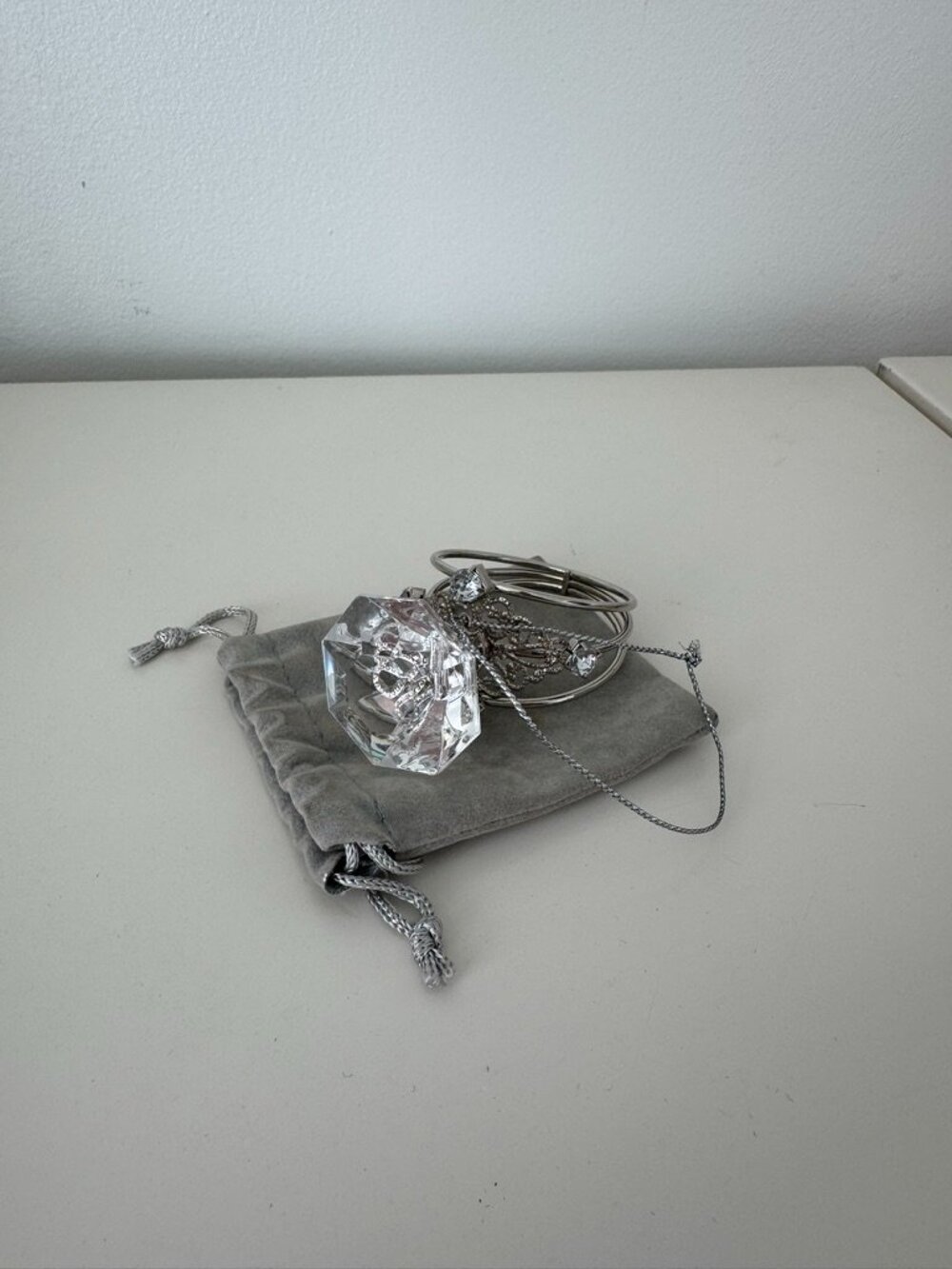 Diamond ring ornament